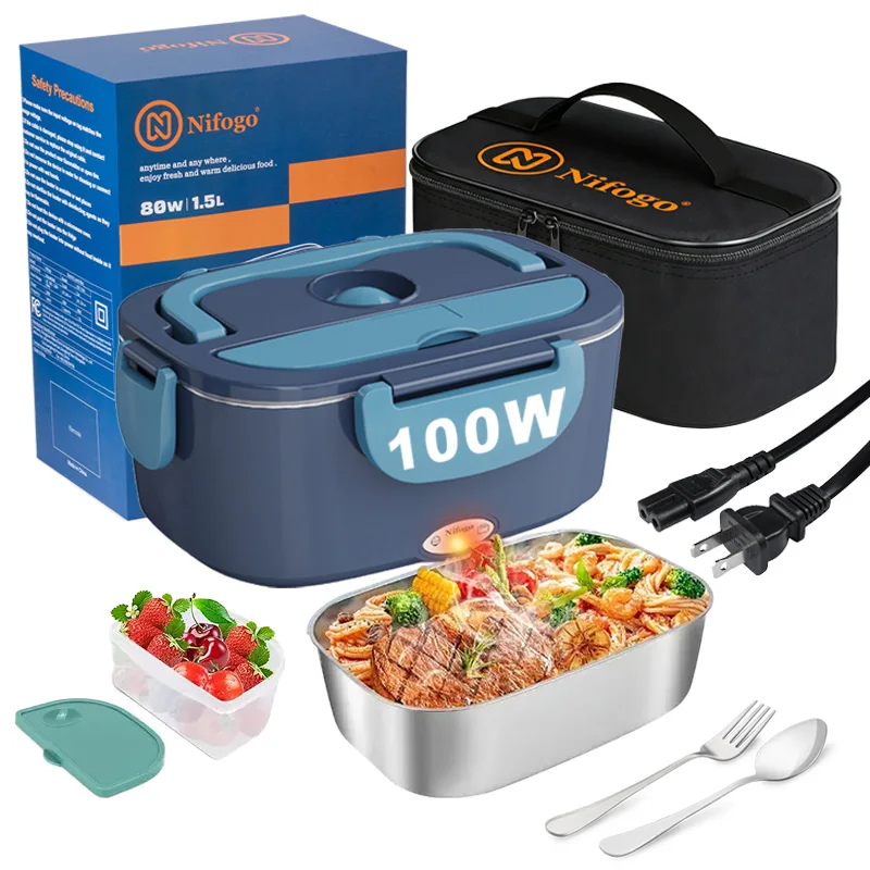 Meal Prep Bag - Scaldavivande Elettrico 100W 1.5L, Contenitore Portatile