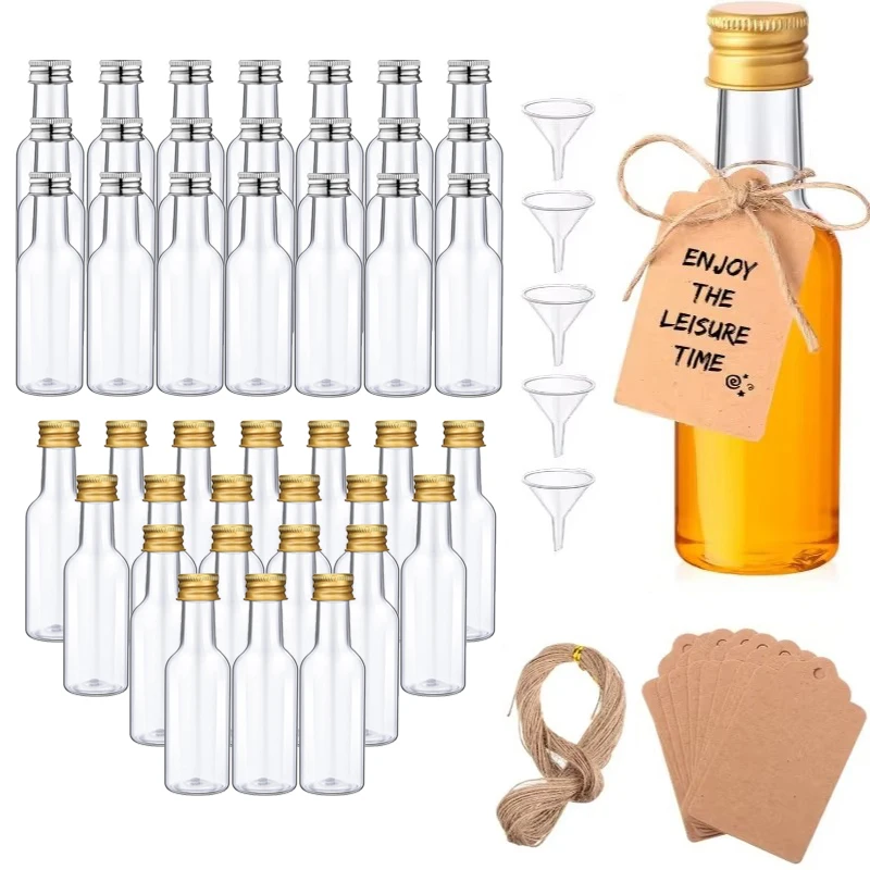 Meal Prep Juice Bottles - Mini bottiglia di vino in plastica