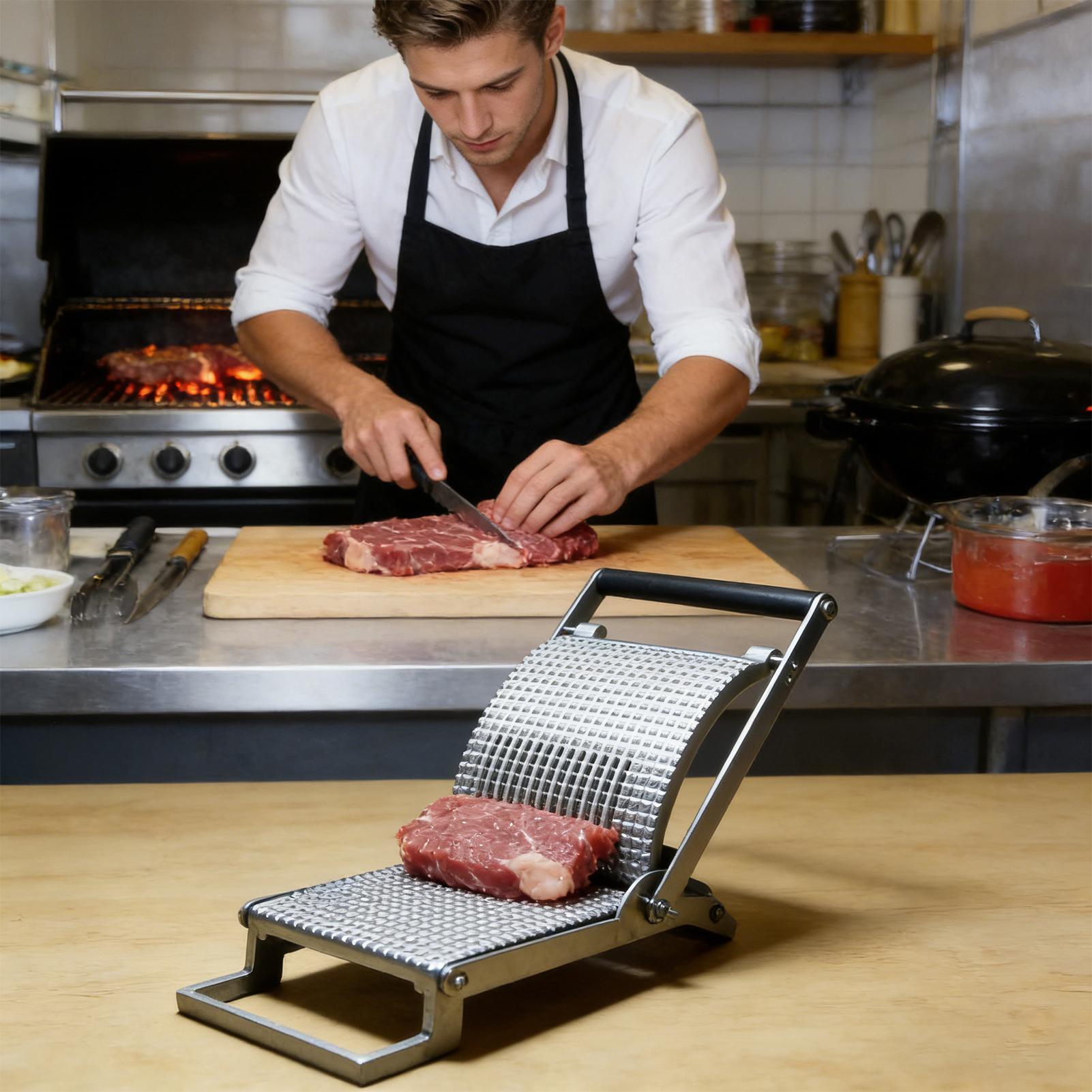 Meal Prep Pork - Tenderizzatore per Carne in Acciaio Inox,