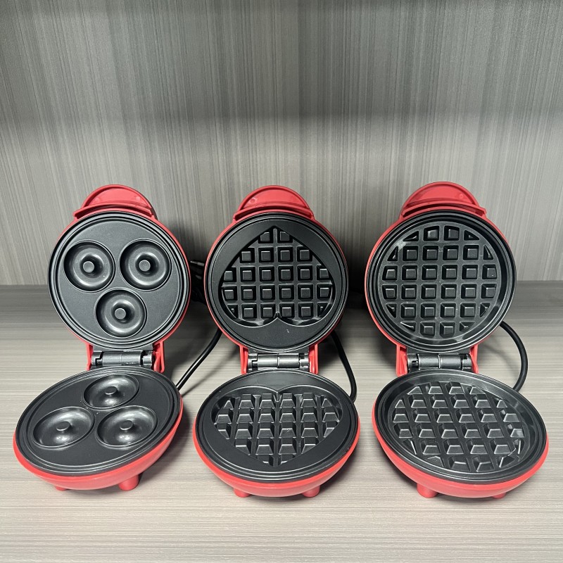 Breakfast Sandwich Press - Macchina per Waffle Multifunzionale a Forma