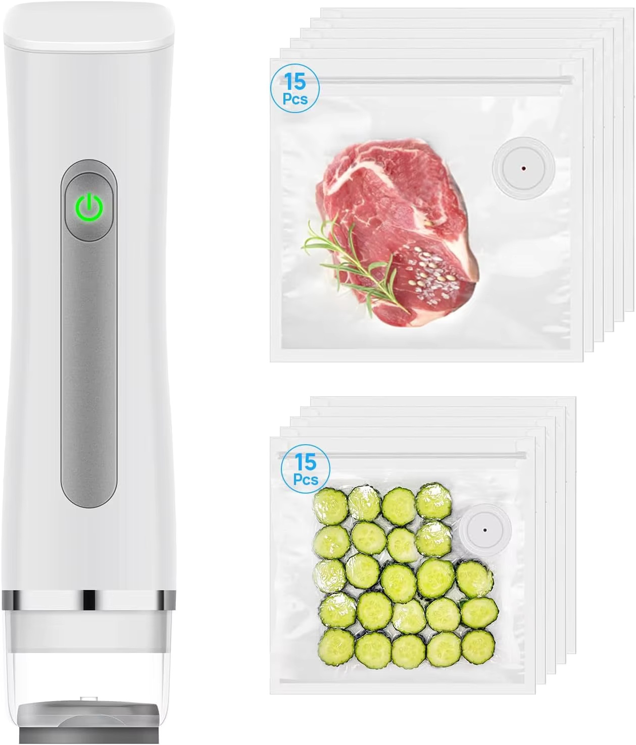 Meal Prep Vacuum Sealer - Sigillatrice Sottovuoto per Alimenti con Serbatoio