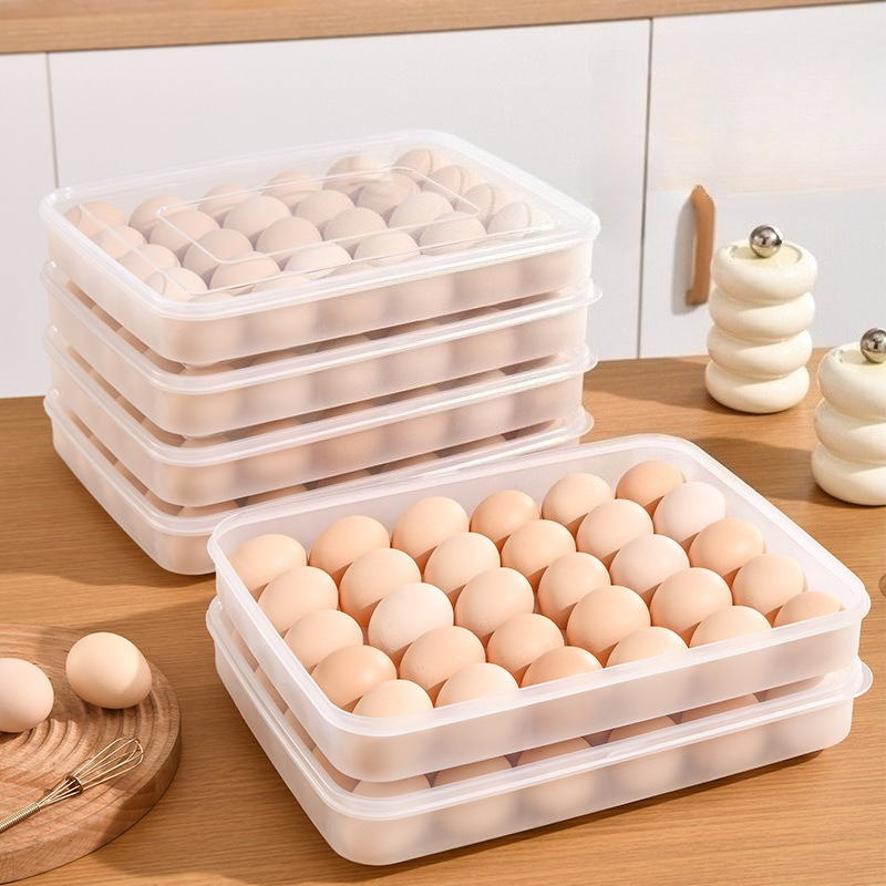 Meal Prep Containers Xl - Scatola portauova in plastica con coperchio