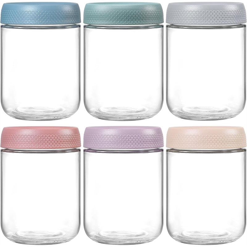 Meal Prep Overnight Oats - AB34-6Pcs Contenitori per Overnight Oats da