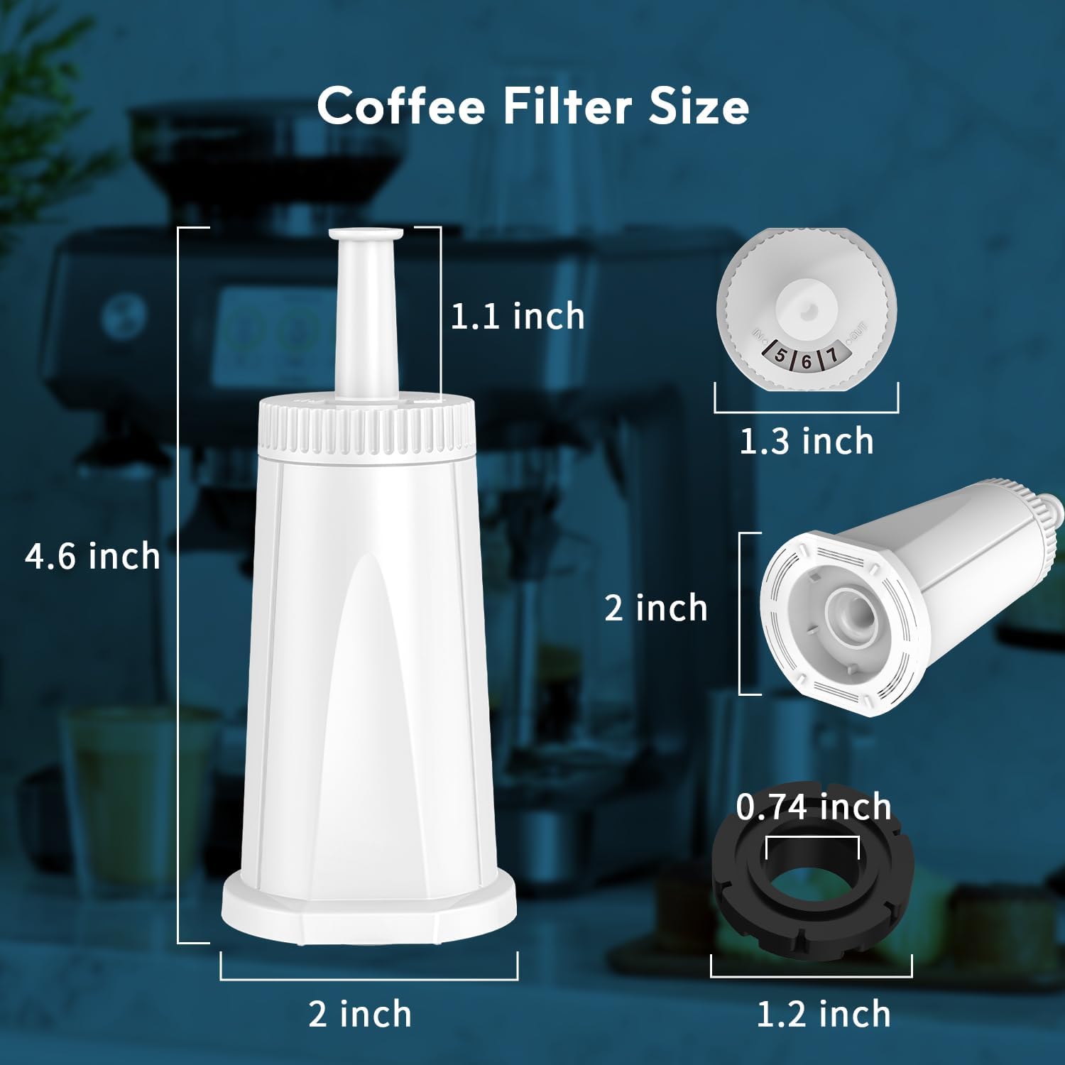 1/2/4 pezzi filtro acqua di ri - Breville Espresso Barista Touch recensione e prezzo