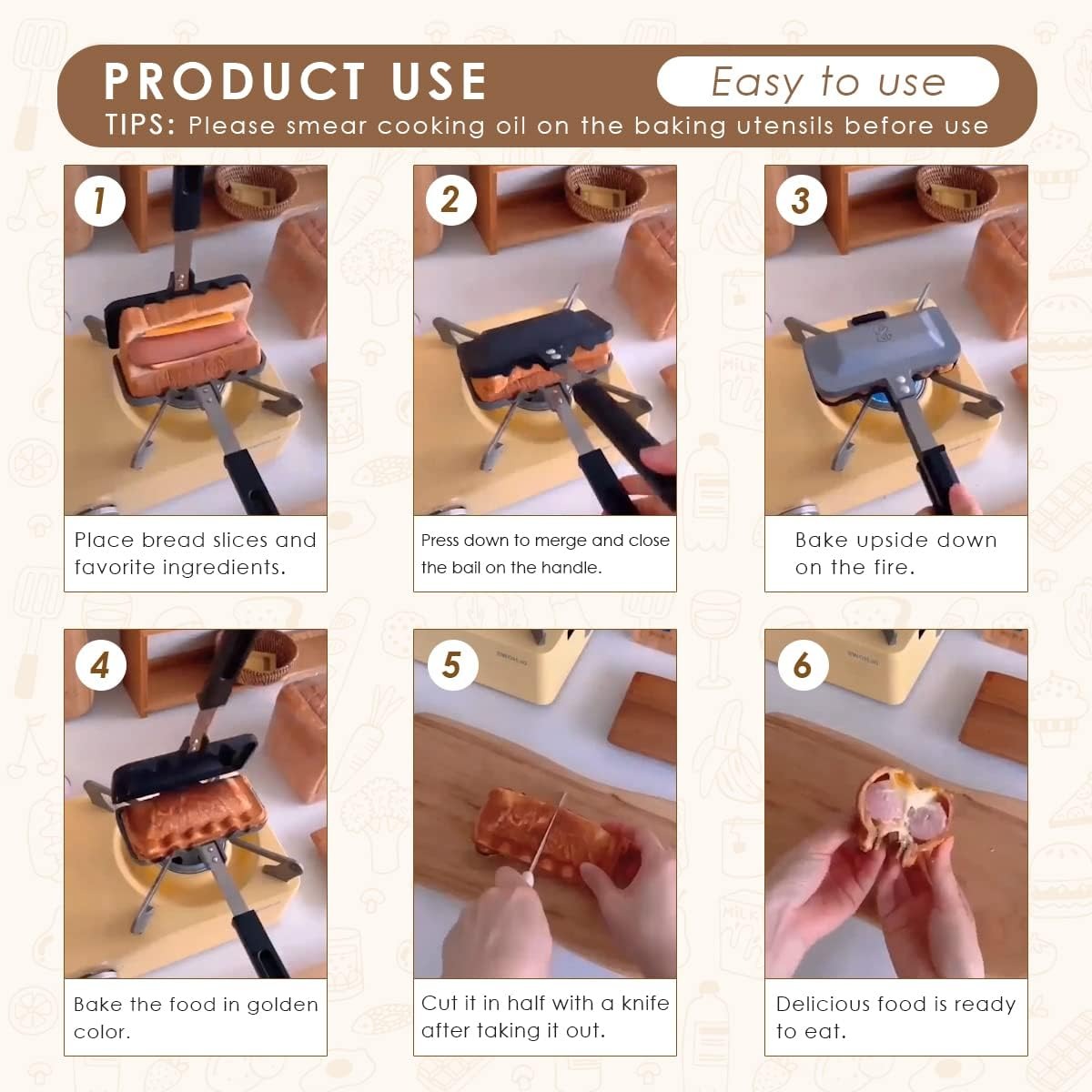Piastra per sandwich, 4 in 1,  - Breakfast Sandwich Press recensione e prezzo