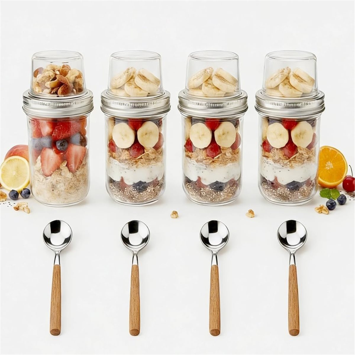 Contenitori BAAE per Overnight - Meal Prep Overnight Oats recensione e prezzo