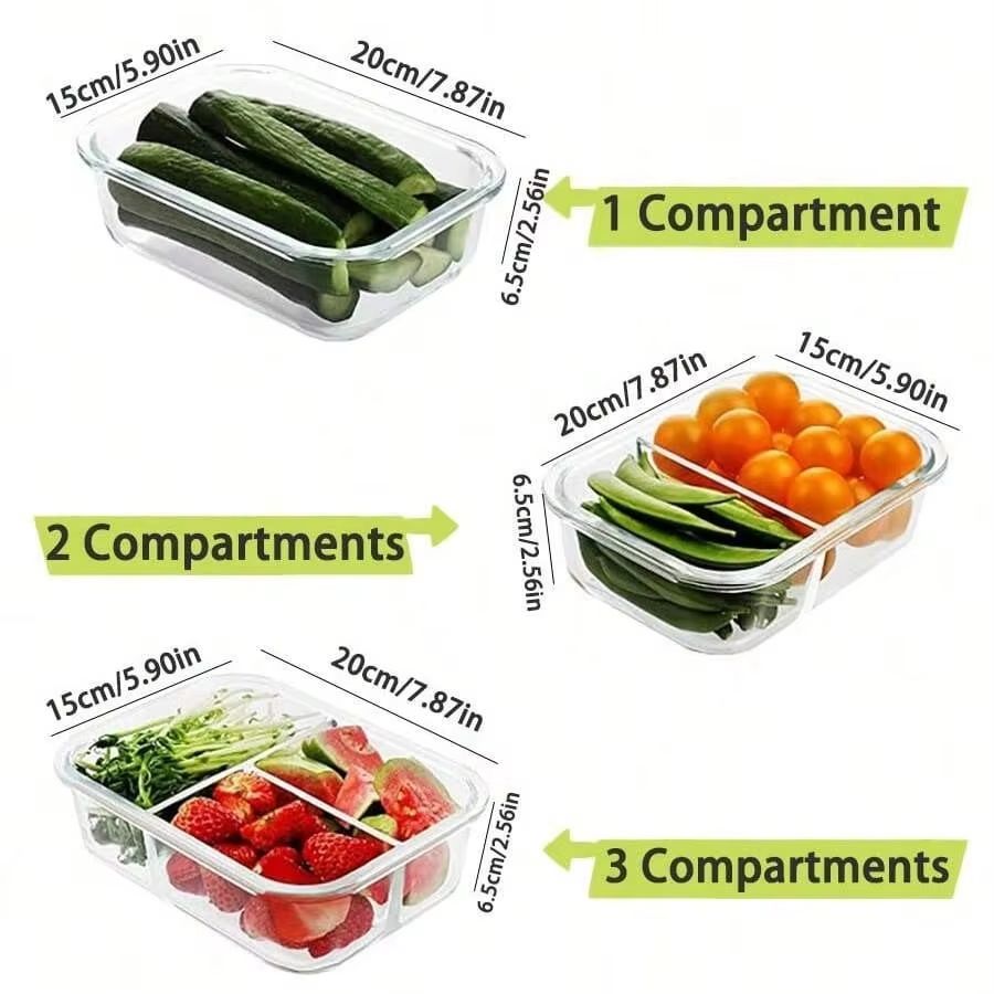 Contenitore in vetro per alime - Meal Prep Containers Xl recensione e prezzo