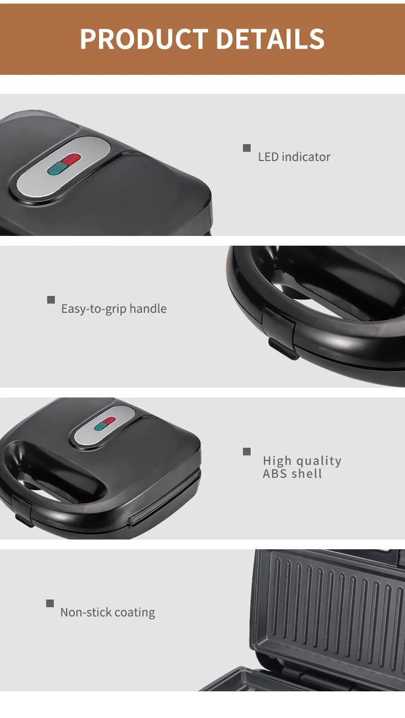 Elettrodomestico 220/110V 10 i - Breakfast Sandwich Press recensione e prezzo