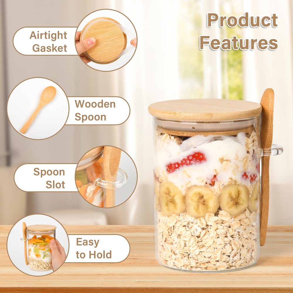 Contenitori per Overnight Oats - Meal Prep Overnight Oats recensione e prezzo