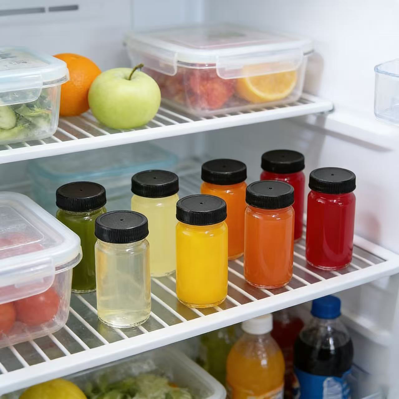 6 bottiglie di succo in vetro  - Meal Prep Juice Bottles recensione e prezzo