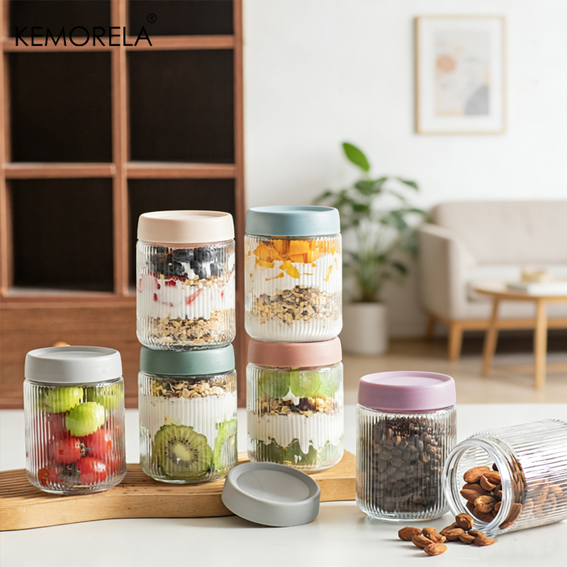 1 Pezzo Barattolo in Vetro Erm - Meal Prep Overnight Oats recensione e prezzo