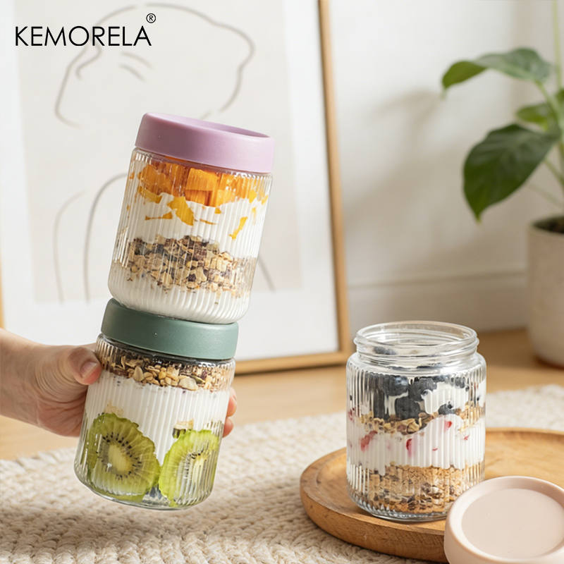 1 Pezzo Barattolo in Vetro Erm - Meal Prep Overnight Oats recensione e prezzo