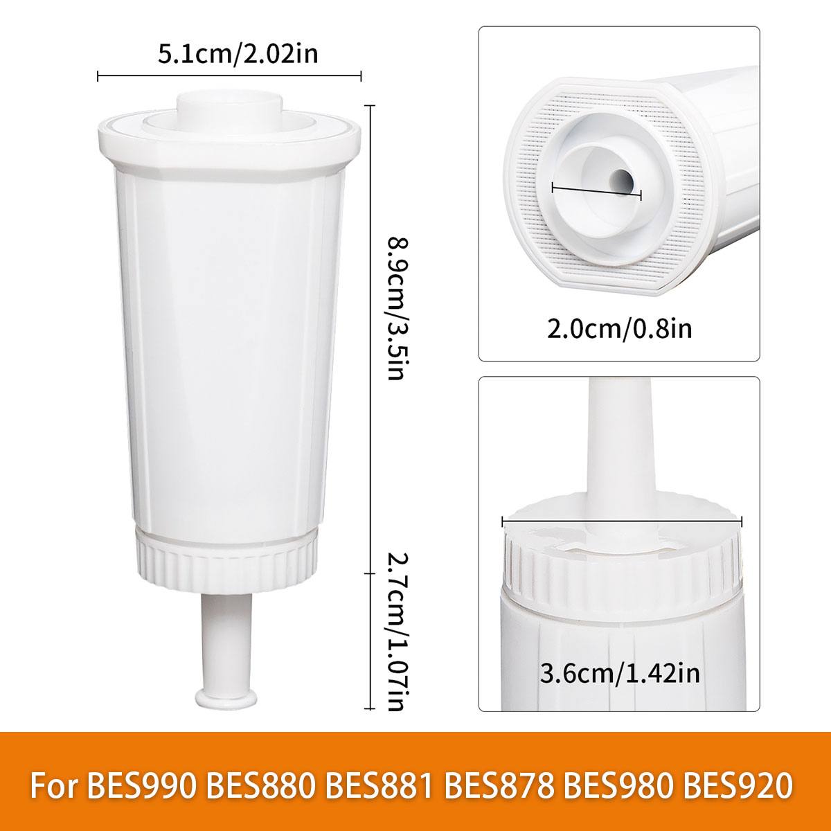 Filtro dell'Acqua BES880 Utili - Breville Espresso Barista Touch recensione e prezzo