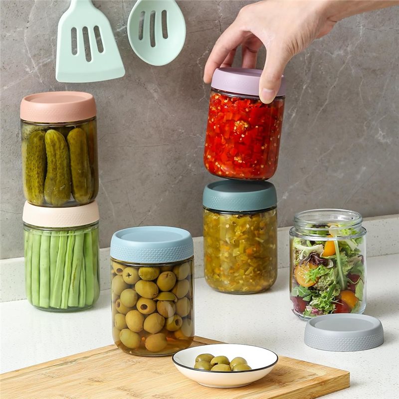 AB34-6Pcs Contenitori per Over - Meal Prep Overnight Oats recensione e prezzo