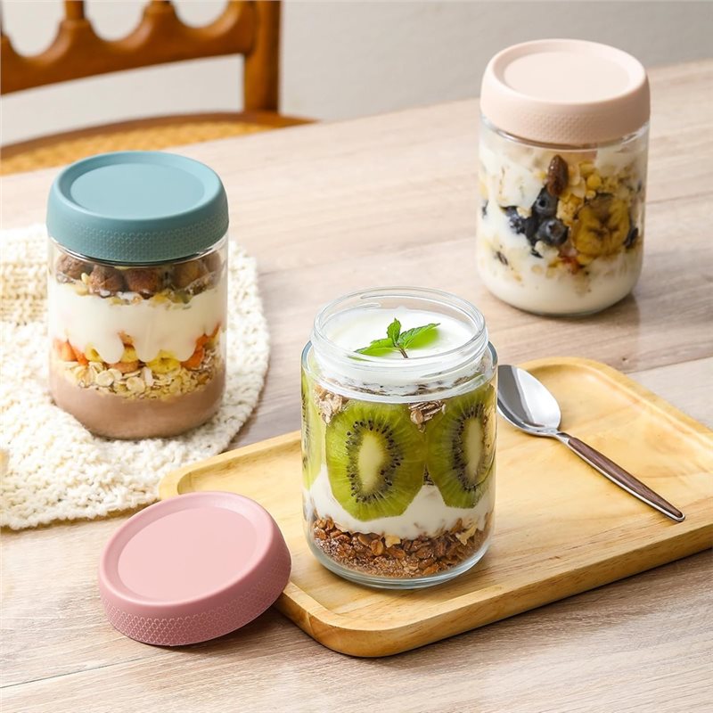 AB34-6Pcs Contenitori per Over - Meal Prep Overnight Oats recensione e prezzo